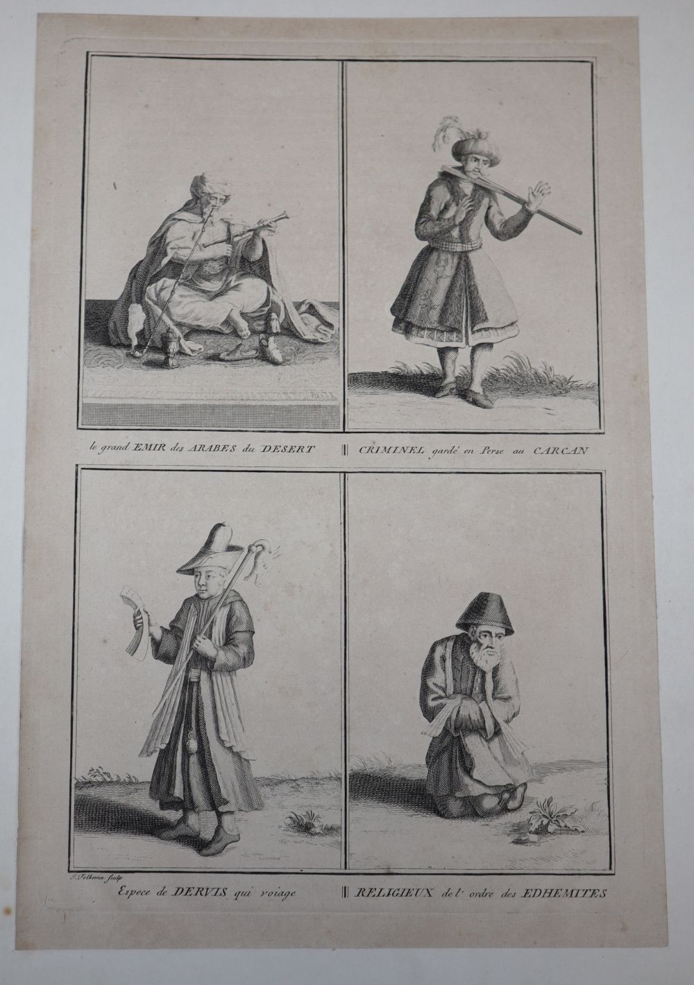 De Picart and others, a group of assorted unframed engravings including studies of the tent of the Vizir, Arabs and other studies, appr